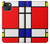 S0157 Composition Red Blue Yellow Case For iPhone 14 Plus