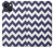 S2345 Navy Blue Shavron Zig Zag Pattern Case For iPhone 14 Plus