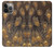 S3691 Gold Peacock Feather Case For iPhone 14 Pro Max