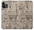 S3819 Retro Vintage Paper Case For iPhone 14 Pro Max