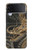 S0426 Gold Dragon Case For Samsung Galaxy Z Flip 4