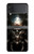 S1027 Hardcore Metal Skull Case For Samsung Galaxy Z Flip 4