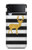 S2794 Black and White Striped Deer Gold Sparkles Case For Samsung Galaxy Z Flip 4