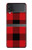 S2931 Red Buffalo Check Pattern Case For Samsung Galaxy Z Flip 4