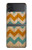 S3033 Vintage Wood Chevron Graphic Printed Case For Samsung Galaxy Z Flip 4