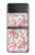 S3095 Vintage Rose Pattern Case For Samsung Galaxy Z Flip 4