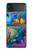 S3227 Underwater World Cartoon Case For Samsung Galaxy Z Flip 4