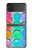 S3235 Watercolor Mixing Case For Samsung Galaxy Z Flip 4