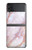 S3482 Soft Pink Marble Graphic Print Case For Samsung Galaxy Z Flip 4