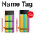 S3678 Colorful Rainbow Vertical Case For Samsung Galaxy Z Flip 4