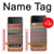S3752 Zigzag Fabric Pattern Graphic Printed Case For Samsung Galaxy Z Flip 4