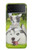 S3795 Kitten Cat Playful Siberian Husky Dog Paint Case For Samsung Galaxy Z Flip 4