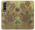 S0214 Van Gogh Vase Fifteen Sunflowers Case For Samsung Galaxy Z Fold 4