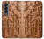 S1307 Fish Wood Carving Graphic Printed Case For Samsung Galaxy Z Fold 4