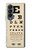 S2502 Eye Exam Chart Decorative Decoupage Poster Case For Samsung Galaxy Z Fold 4
