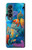S3227 Underwater World Cartoon Case For Samsung Galaxy Z Fold 4