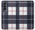 S3452 Plaid Fabric Pattern Case For Samsung Galaxy Z Fold 4