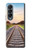 S3866 Railway Straight Train Track Case For Samsung Galaxy Z Fold 4
