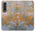 S3875 Canvas Vintage Rugs Case For Samsung Galaxy Z Fold 4