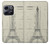 S3474 Eiffel Architectural Drawing Case For OnePlus 10T