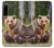 S3558 Bear Family Case For Sony Xperia 5 IV