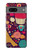 S2353 Paris Cartoon Vintage Pattern Case For Google Pixel 7
