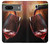 S2396 Red Wine Bottle And Glass Case For Google Pixel 7