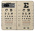 S2502 Eye Exam Chart Decorative Decoupage Poster Case For Google Pixel 7