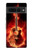 S0415 Fire Guitar Burn Case For Google Pixel 7 Pro