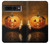 S1083 Pumpkin Spider Candles Halloween Case For Google Pixel 7 Pro