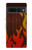 S2988 Rally Car Tire Fire Case For Google Pixel 7 Pro