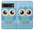 S3029 Cute Blue Owl Case For Google Pixel 7 Pro