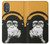 S2324 Funny Monkey with Headphone Pop Music Case For Motorola Moto G Power 2022, G Play 2023