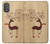S3081 Wooden Raindeer Graphic Printed Case For Motorola Moto G Power 2022, G Play 2023