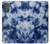 S3439 Fabric Indigo Tie Dye Case For Motorola Moto G Power 2022, G Play 2023