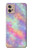 S3706 Pastel Rainbow Galaxy Pink Sky Case For Motorola Moto G32