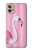 S3805 Flamingo Pink Pastel Case For Motorola Moto G32