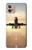 S3837 Airplane Take off Sunrise Case For Motorola Moto G32