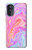 S3444 Digital Art Colorful Liquid Case For Motorola Moto G52, G82 5G