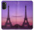 S3447 Eiffel Paris Sunset Case For Motorola Moto G52, G82 5G