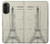 S3474 Eiffel Architectural Drawing Case For Motorola Moto G52, G82 5G
