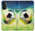 S3844 Glowing Football Soccer Ball Case For Motorola Moto G52, G82 5G