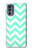 S1723 Mint Chevron Zigzag Case For Motorola Moto G62 5G