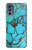 S2685 Aqua Turquoise Gemstone Graphic Printed Case For Motorola Moto G62 5G