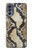 S2703 Snake Skin Texture Graphic Printed Case For Motorola Moto G62 5G