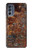 S2714 Rust Steel Texture Graphic Printed Case For Motorola Moto G62 5G