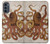 S2801 Vintage Octopus Case For Motorola Moto G62 5G