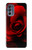 S2898 Red Rose Case For Motorola Moto G62 5G