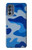 S2958 Army Blue Camo Camouflage Case For Motorola Moto G62 5G