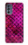 S3051 Pink Mermaid Fish Scale Case For Motorola Moto G62 5G
